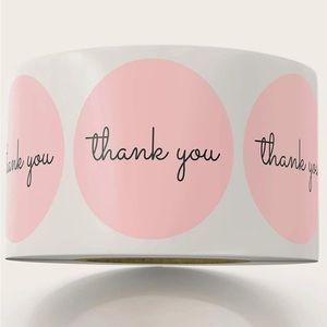 500 Thank You Stickers